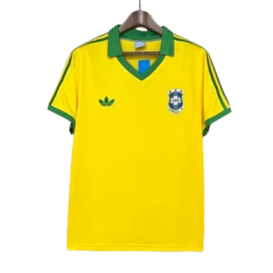 Camisa I da Seleção Brasileira Home 1977 – Versão Retrô (Pronta Entrega) - Tamanho GG