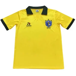 Camisa I da Seleção Brasileira Home 1988 – Versão Retrô (Pronta Entrega) - Tamanho 2GG