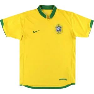 Camisa I da Seleção Brasileira Home 2006 – Versão Retrô (Pronta Entrega) - Tamanho M