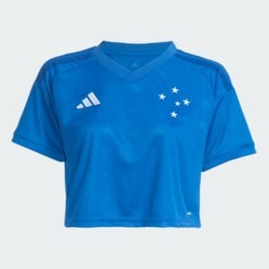 Cropped I do Cruzeiro (Home) 2026/2027 – Versão Feminina (Pronta Entrega) - Tamanho P