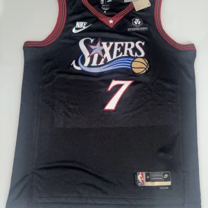 Regata NBA do Philadelphia 76ers Hardwood Classic 25/26 - Personalização: Brown #7 (Pronta Entrega) - Tamanho G